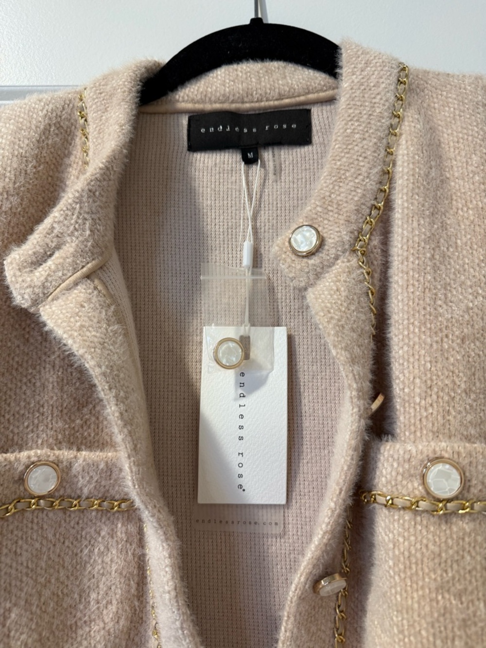 Cream Endless Rose Jacket - Picture 3 of 3